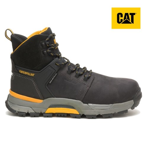 Caterpillar Edge Waterproof Nano Toe Werkschoenen Heren Chocola/Zwart (NUYC.NL)